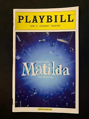 Ronald Dahl’s Matilda The Musical March 2013 Broadway Playbill • $9.95