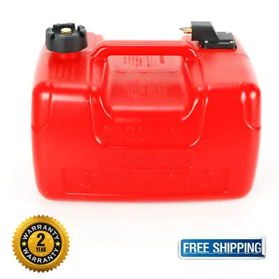 Fuel Tank 3 Gallon Low Profile Red 12L Portable Outboard Boat Motor Gas Tank HOT • $42.75