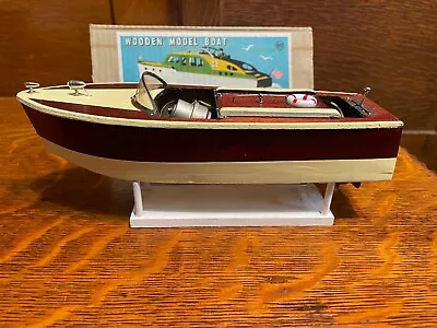 Vintage ITO Speedboat Motorized Toy Model Boat  W/Box 10  X 3 1/2  • $75