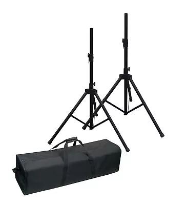 £47 • Buy New Jersey Sound Corp 35mm Speaker Stand Package 2x Stands Plus Bag NJS061