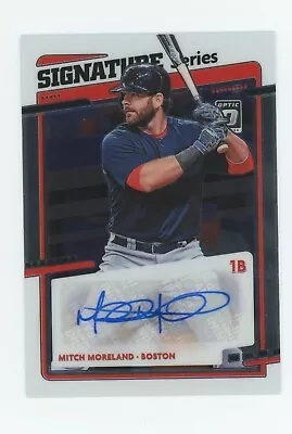 2020 Donruss Optic MITCH MORELAND Autograph AUTO PRIZM #SS-MM • $5