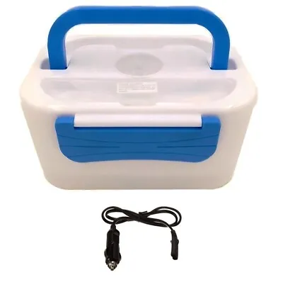 Portable Electric Heating Lunch Box 12V 24V Bento Travel Food Heater Car Plug UK • £17.99