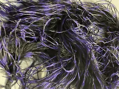 £40 • Buy Ostrich Feather Boa Black Purple Tips