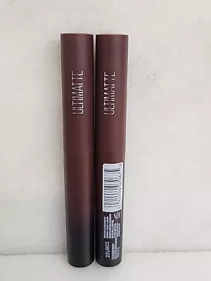 Lot Of 2- Maybelline Ultimate Color Sensational Matte Lipstick 088 More Coffee • $8.99