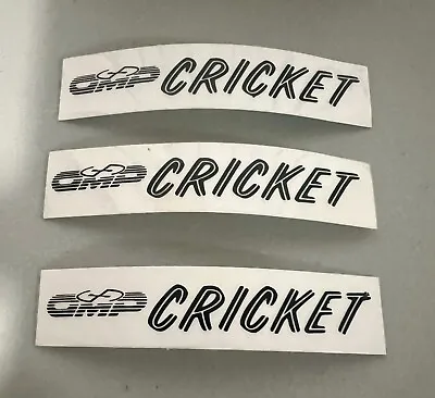 3) Vintage GMP Cricket RC Helicopter Decals 3 1/2” X 3/4” New Old Stock! Clear • $8.95