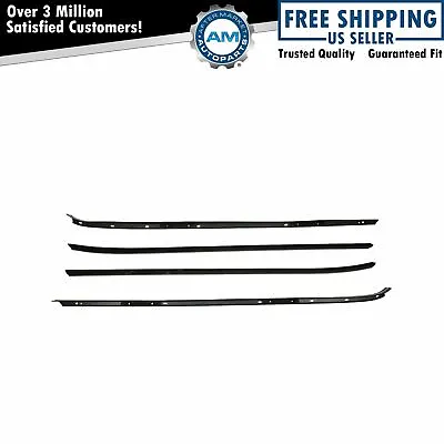 $93.82 • Buy Window Sweeps Felts Kit Set Of 4 For 70-81 Camaro Firebird Trans Am Decor Trim