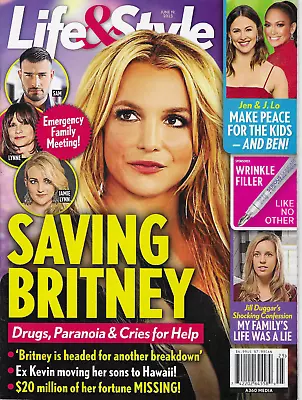 Life & Style Magazine Jun 19 2023 Vol 20 No 25 Saving Britney Spears Breakdown • $9.99