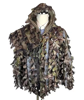 2pc Gander Mountain Camouflage Ghillie Suit Camo Hunting Jacket Pants M/L • $27.93