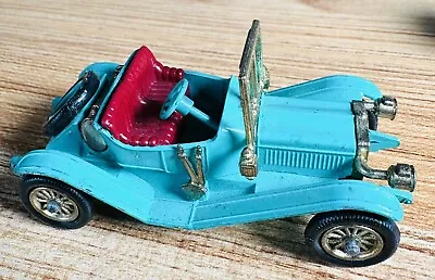 Vintage Lesney Matchbox MOY #Y-14 Maxwell Roadster 1965 Teal 4” Toy Car • $10.99