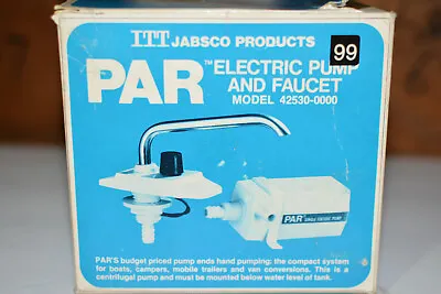 Genuine Jabsco Par ITT 42530-0000 Electric Pump & Faucet Marine Boat  • $89.99