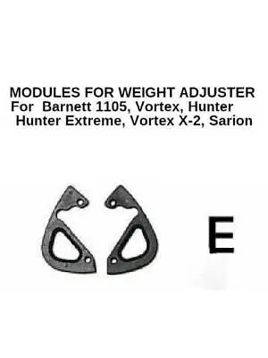 S  A  L  E  Barnett Compound Bow WEIGHT  ADJUSTER Modules Type E • $21.99