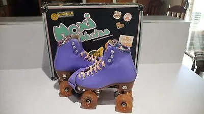 Moxi Beach Bunny Roller Skates - Medium Size 3 Periwinkle Indoor / Outdoor • $85