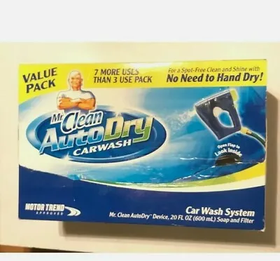 Mr Clean Auto Dry Car Wash System 10 Use New Old Stock • $65.99