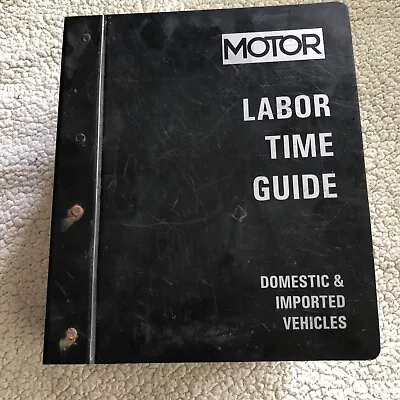 Motor Labor Time Guide 1989-1995 Domestic And Imported Vehicles • $30