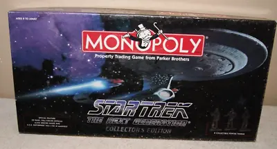 Star Trek The Next Generation Monopoly Collector's Edition 1998 Complete (ToteA) • $26.99