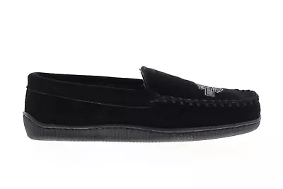 Harley-Davidson Clay D93926 Mens Black Suede Loafer Slippers Shoes 7 • $24.99