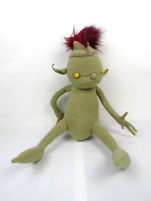 Rare Vintage FAO Schwarz Brian Froud Goblin Plush - Mohawk - Scheer Stuffed Toy • $249.99