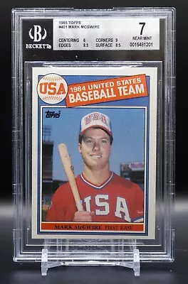1985 Topps #401 Mark McGwire Team USA Baseball RC • $15