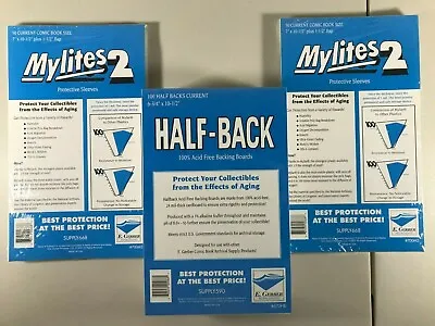 E. Gerber Mylites2 & Half-Back Current Size (100pcs) Set 700M2/675HB • $51.95