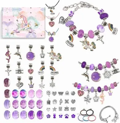 Girls Charm Bracelet Making Kit - Super DIY Arts And Crafts SetGirls Jewellery • £11.06
