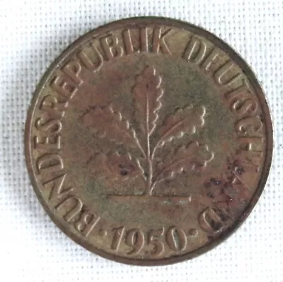 Germany 1950 D       5  Pfennig        (245) • $1.19