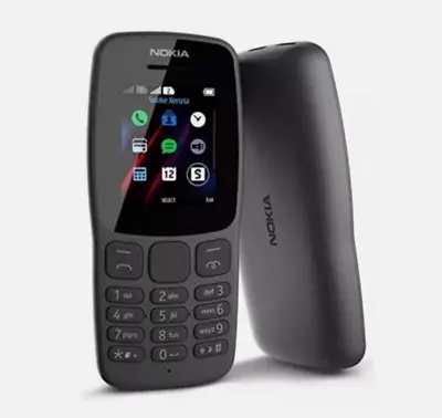 Nokia 106 Dual-Band GSM Unlocked Gray Phone Brand New • $29.99
