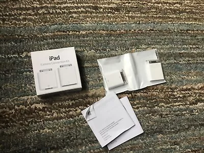 GENUINE APPLE A1358/A1362 IPAD CAMERA CONNECTION KIT - SD Card Reader • £10.03