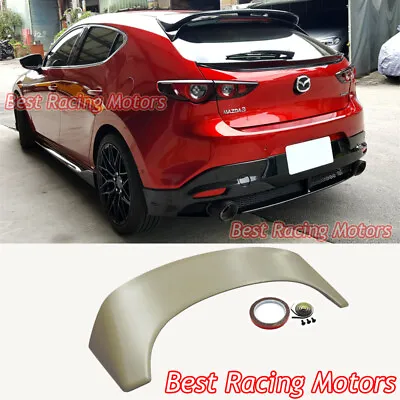 For 2019-2024 Mazda 3 5dr Hatchback MS Style Rear Roof Spoiler Wing (ABS) • $129.99