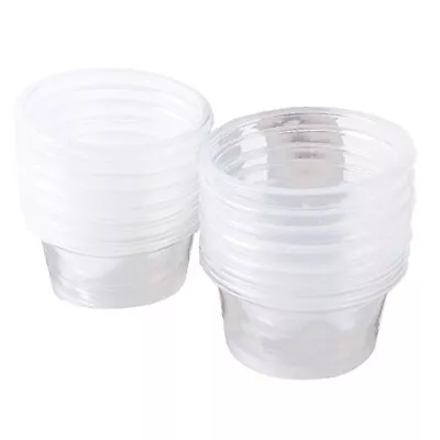 SLSON 100 Pack Gecko Food And Water Cups Gecko Ledge Cups Reptile Worm Bowl  • $12.23