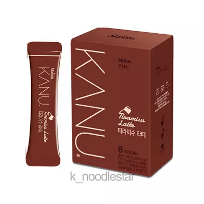 Maxim KANU Tiramisu Latte Instant Coffee Korean Food Beverage 0.6 Oz × 8 T • $25.99