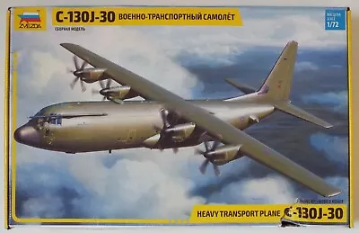 1/72 Heavy Transport Plane C-130J-30 Zvezda #7324 Factory Sealed But Dinged NISB • $64.99