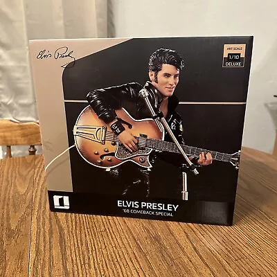 Iron Studios Comeback Deluxe Art Elvis Presley 9 In Action Figure - 908447 • $199.95