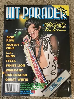 Hit Parader - Aerosmith - Dec 1989 • $8