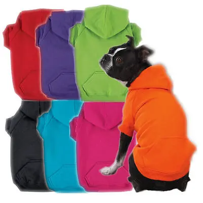 Zack & Zoey Dog Hoodie Coat Jacket Cotton Bright Colors Comfortable Pullover  • $14.99