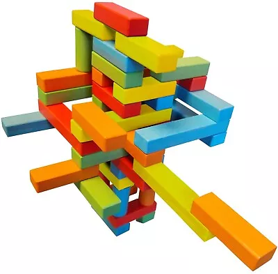 Magz Wooden Bricks 45 Piece Magnetic Building Set • $49.95