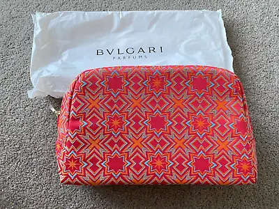 New Authentic Bvlgari Bulgari Cosmetic Makeup Bag Case Storage Bag Travel Pouch • $38