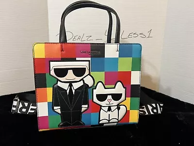 Karl Lagerfeld Paris Marbelle Crossbody Bag Bright Color Multi Color  • $100