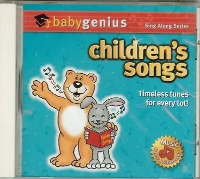 Baby Genius - 14 Children's Songs - Cd - New - Sealed - Fast Shipping • $6.95