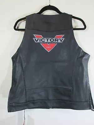 Victory Womens Leather Borderland Vest Large • $95