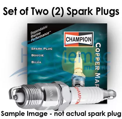Champion Johnson Evinrude Spark Plug QL77JC4 - Set Of 2 • $23.97