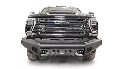 Fab Fours CH24-Q6161-1 Black Steel Elite Front Bumper - 2024 Chevy Silverado HD • $1819