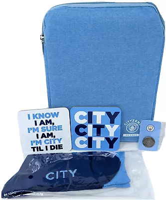 Manchester City Football Memorabilia Cityzens Member Pack Pin Badge Socks • £16.99