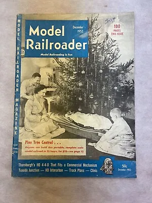 Model Railroader Magazine December 1952 Vintage Paper Good/Very Good • $8.50