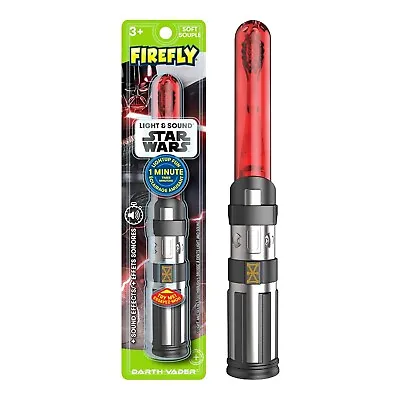 STAR WARS Rey With Light Saber Light Up Timer Soft Toothbrush Tin Gift Set • £10.99