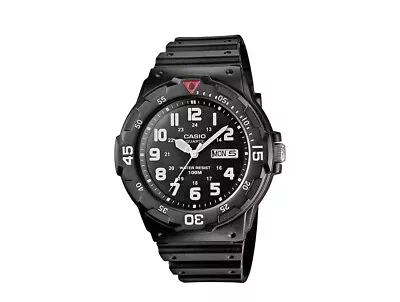 Casio Analogue Men's Black Resin Strap Watch MRW-200H-1BVES#Brand New • £21.99