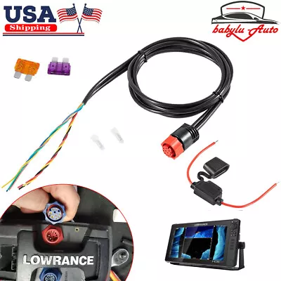 000-0127-49 Power/Data Cable Replacement For Lowrance All HDS Units PC-30-RS422 • $34.98