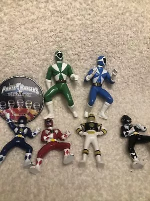 Power Rangers 1994 Mini Figures And 2000 Mcdonalds Lot 1997 Button Also With Lot • $20