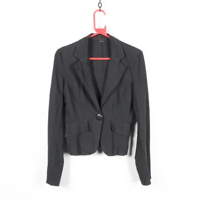 VERSUS VERSACE Linen Jacket Size 10 Blazer Summer Light Lightweight Smart • $80.17