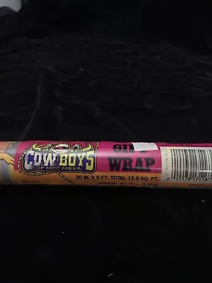 1993 SEALED 30in. X  5ft Cowboys Of Moo Mesa Wrapping Paper • $70