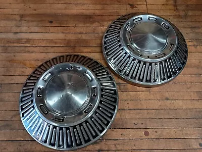 1965-66 Ford Dog Dish Hubcaps 10.5  Galaxy Hubcaps  • $120